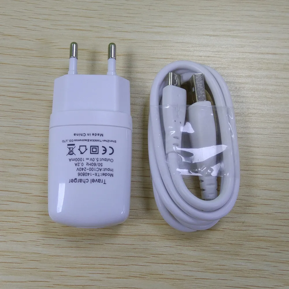 Original EU Plug Travel Charger with Long Connector Micro USB Cable For Blackview BV6000
Original EU Plug Travel Charger with Long Connector Micro USB Cable For Blackview BV6000