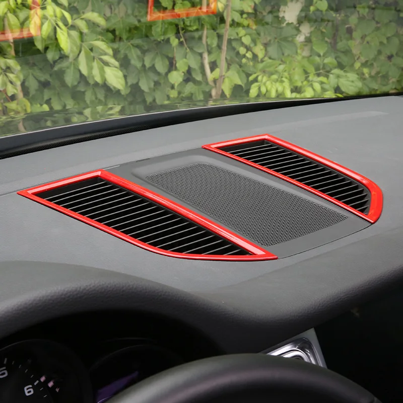 2pcs ABS Car Dashboard Decoration Vent Sticker Cover Air Outlet Styling Moulding Trims for Porsche Macan 2014 2015 2016 2017
2pcs ABS Car Dashboard Decoration Vent Sticker Cover Air Outlet Styling Moulding Trims for Porsche Macan 2014 2015 2016 2017
