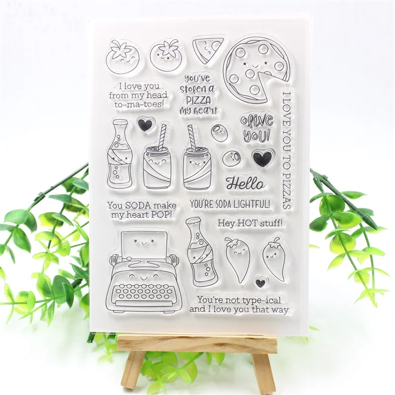YPP CRAFT Delicious Food Transparent Clear Silicone Stamps for DIY Scrapbooking/Card Making/Kids Fun Decoration Supplies 447
YPP CRAFT Delicious Food Transparent Clear Silicone Stamps for DIY Scrapbooking/Card Making/Kids Fun Decoration Supplies 447
