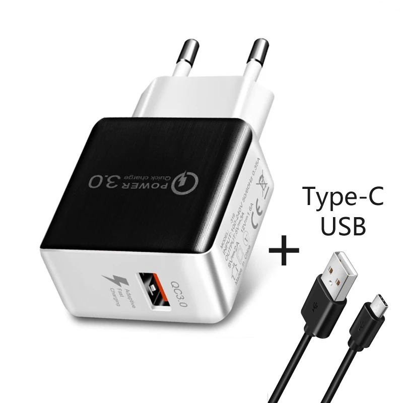 18W Quick Charge 3.0 Mobile Phone Charger USB Travel Wall Charger Smart Fast Charging for iPhone X 8 7 Samsung Galaxy S8 Xiaomi
18W Quick Charge 3.0 Mobile Phone Charger USB Travel Wall Charger Smart Fast Charging for iPhone X 8 7 Samsung Galaxy S8 Xiaomi