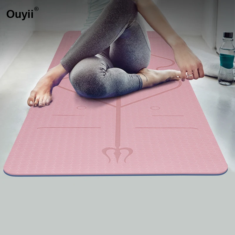 183*61cm Non-slip Yoga Mat Suitable For Indoor Or Outdoor Yoga Mats TPE Two-tone Yoga Fitness Mat Waterproof Thickness 8mm
183*61cm Non-slip Yoga Mat Suitable For Indoor Or Outdoor Yoga Mats TPE Two-tone Yoga Fitness Mat Waterproof Thickness 8mm