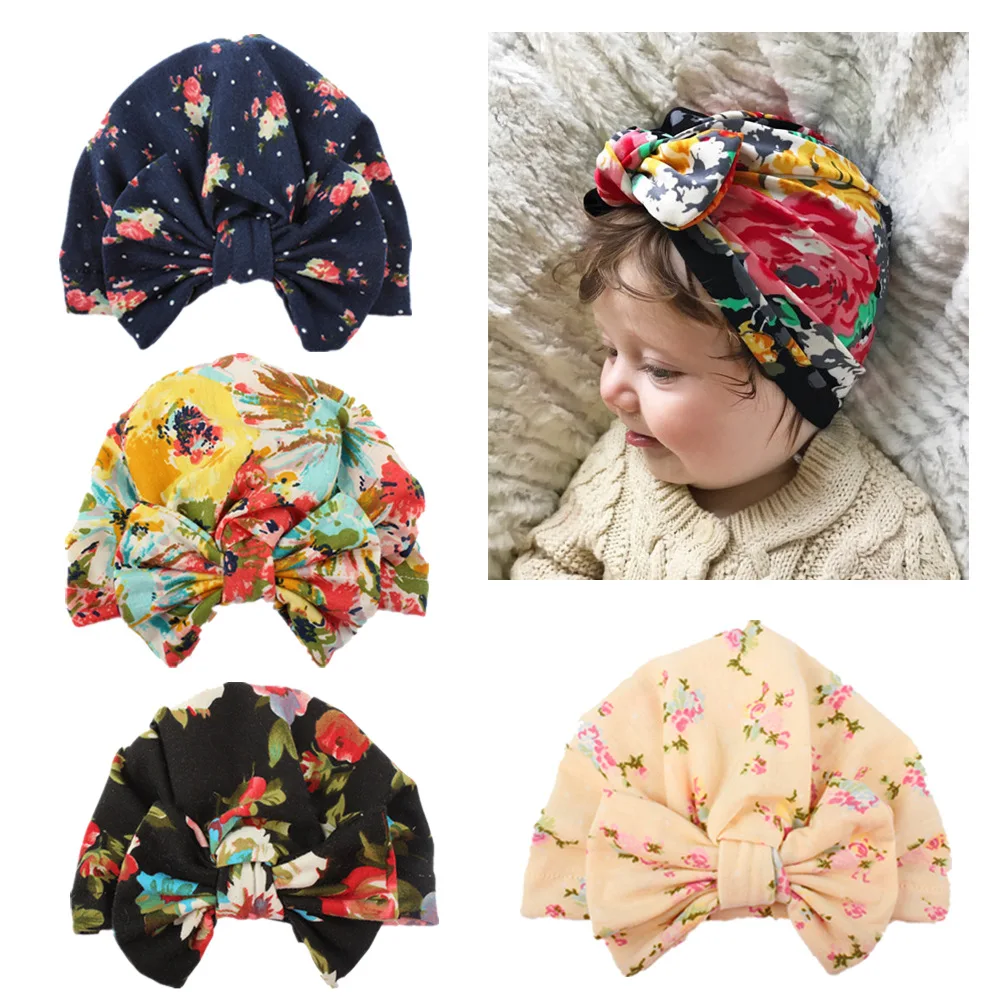 on sale 1pcs 2018 New Arrival Bebe knotted flower head hats kids bow India boys girls Beanies cotton children caps
on sale 1pcs 2018 New Arrival Bebe knotted flower head hats kids bow India boys girls Beanies cotton children caps