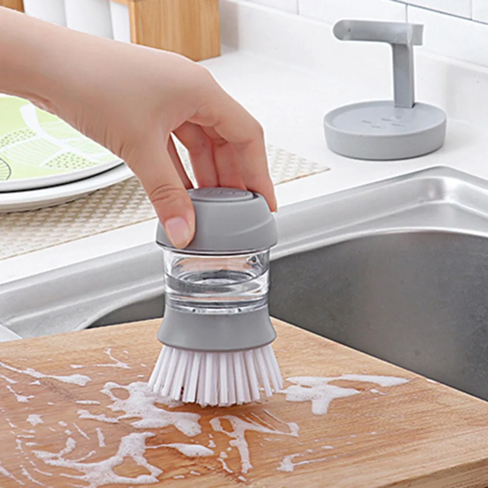 Automatic liquid dish brush decontamination cleaning dishwashing brush plus detergent
Automatic liquid dish brush decontamination cleaning dishwashing brush plus detergent