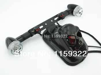 Motorcycle Turn Signals Light Skeleton Skull Mount Plate Bracket Tail Brake Lights Lamp For Harley Honda Yamaha Suzuki Kawasaki
Motorcycle Turn Signals Light Skeleton Skull Mount Plate Bracket Tail Brake Lights Lamp For Harley Honda Yamaha Suzuki Kawasaki