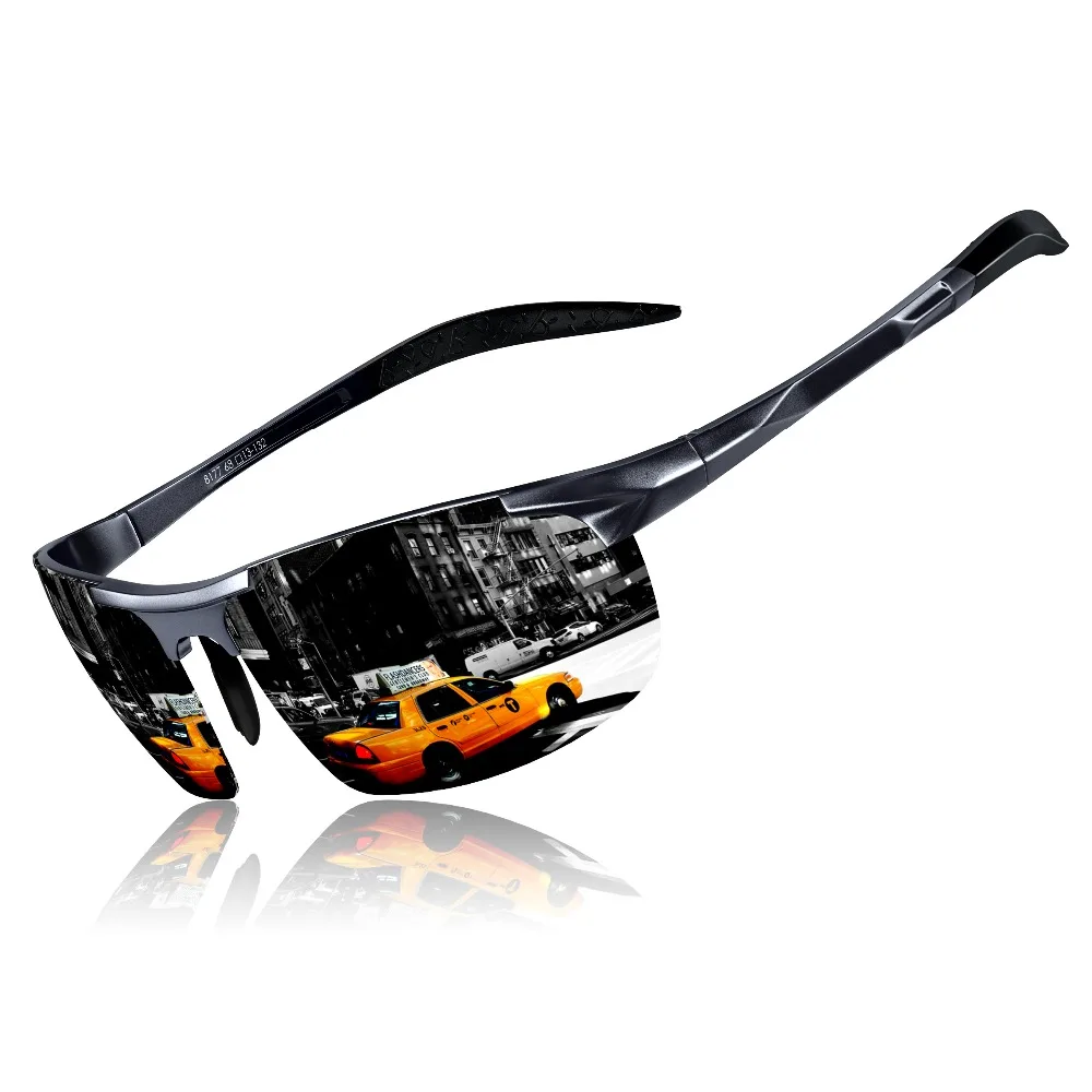 EZREAL Polarized Driving Sunglasses Men Colorful Coating Lens Aluminum Frame Eyewear Accessories Sun Glasses A8177
EZREAL Polarized Driving Sunglasses Men Colorful Coating Lens Aluminum Frame Eyewear Accessories Sun Glasses A8177