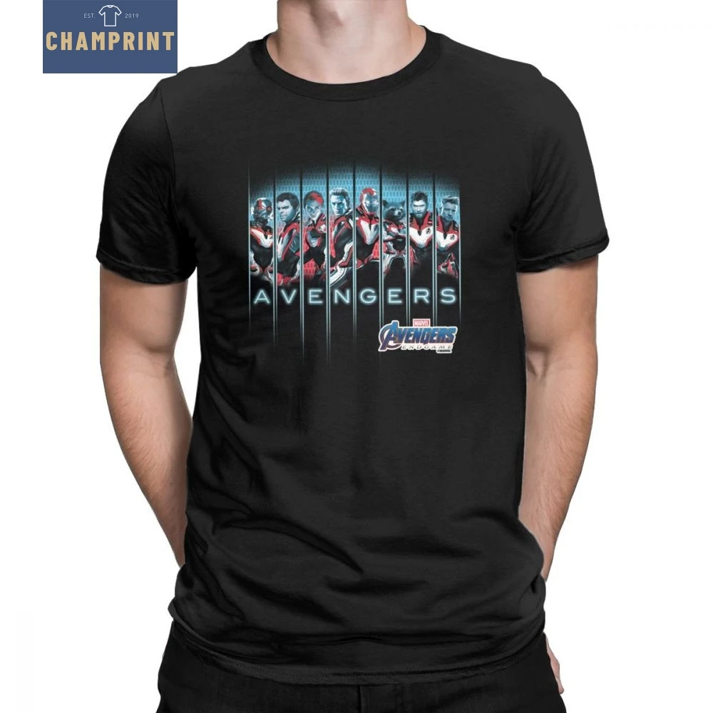 Avengers T Shirt Endgame Assembled Lineup T-Shirts for Men Super Hero Comic Marvel Amazing Pure Cotton Tees Short Sleeve Tops
Avengers T Shirt Endgame Assembled Lineup T-Shirts for Men Super Hero Comic Marvel Amazing Pure Cotton Tees Short Sleeve Tops