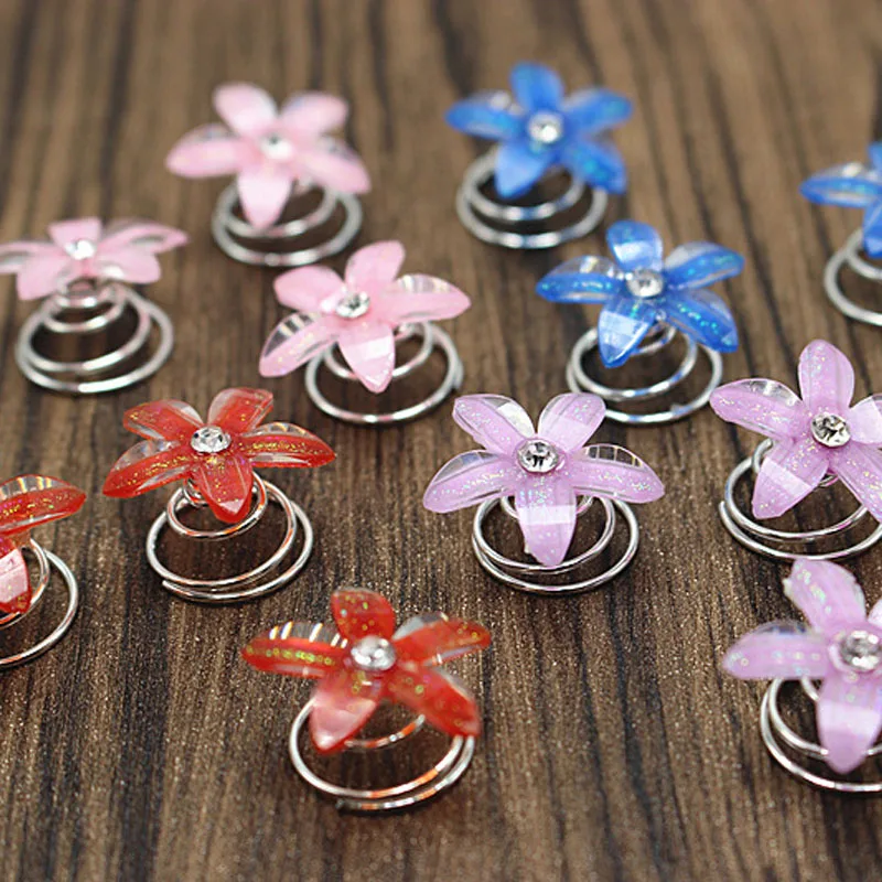 12pcs Resin Crystal Wedding Bridal Red Hair Pins Twists Coil Flower Swirl Spiral Hairpins Women White Petals Jewelry Accessories
12pcs Resin Crystal Wedding Bridal Red Hair Pins Twists Coil Flower Swirl Spiral Hairpins Women White Petals Jewelry Accessories