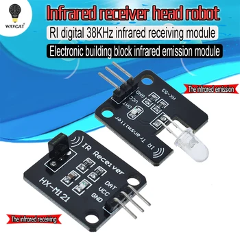 1set/lot 38KHz IR Infrared Transmitter Module IR Digital Infrared Receiver Sensor Module For Arduino Electronic Building Block
1set/lot 38KHz IR Infrared Transmitter Module IR Digital Infrared Receiver Sensor Module For Arduino Electronic Building Block