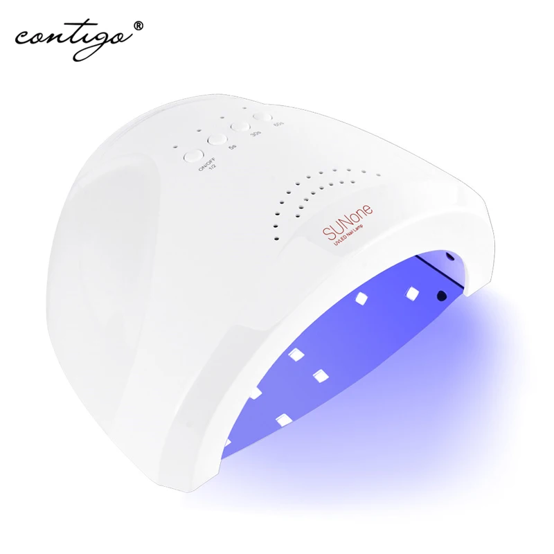 Contigo 48W SUNone Nail UV Led Lamp For Gel Varnish Nail Art Dryers Professional Nails Desgin Lamps Manicure Equipment 2019 New
Contigo 48W SUNone Nail UV Led Lamp For Gel Varnish Nail Art Dryers Professional Nails Desgin Lamps Manicure Equipment 2019 New