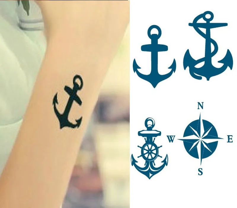 Personality tattoo stickers waterproof men and women lasting anchor anchor sailor realistic totem
Personality tattoo stickers waterproof men and women lasting anchor anchor sailor realistic totem