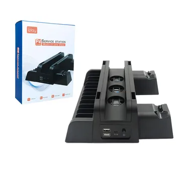 Multi-in-1 Base Dual Controller Charger Charging Station+2USB Port+Cooling Fan+13 CD Storage Stand+Console Dock for PS4/Slim/Pro
Multi-in-1 Base Dual Controller Charger Charging Station+2USB Port+Cooling Fan+13 CD Storage Stand+Console Dock for PS4/Slim/Pro