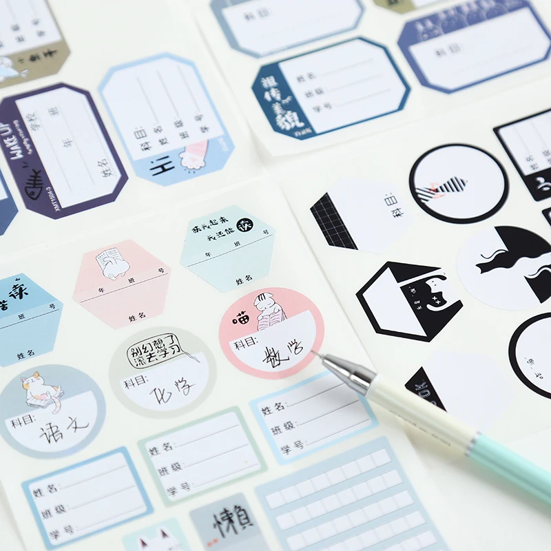Children's Cartoon Name Sticker Waterproof Self-Sticking Handwritten Label Sticker School Students'Textbooks Write Name Marker
Children's Cartoon Name Sticker Waterproof Self-Sticking Handwritten Label Sticker School Students'Textbooks Write Name Marker