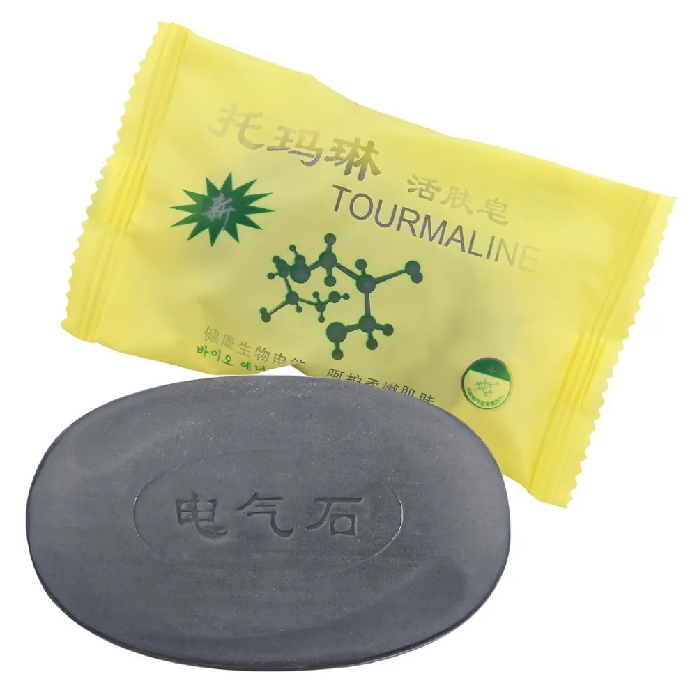 50g Tourmaline Black Soap Natural Acne Soap Jabon Savon Travel Shampoo Traditional Charcoal Active Face Bamboo Charcoal Soap
50g Tourmaline Black Soap Natural Acne Soap Jabon Savon Travel Shampoo Traditional Charcoal Active Face Bamboo Charcoal Soap