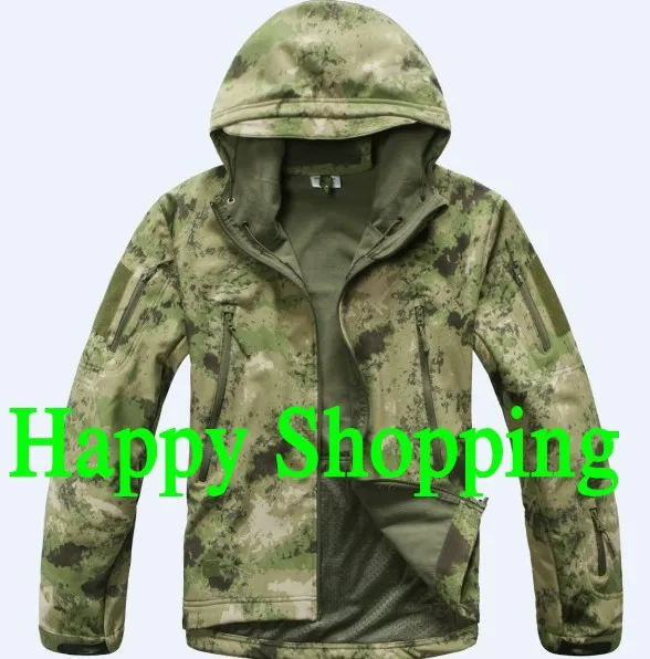 FG ATACS Color softshell windbreaker Jacket For Outdoor Hunting Camping Waterproof Army Coat Outerwear Hoodie Free shipping
FG ATACS Color softshell windbreaker Jacket For Outdoor Hunting Camping Waterproof Army Coat Outerwear Hoodie Free shipping