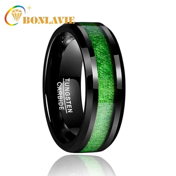 2018 Electroplated Vintage men's jewelry rings with green line Inlaid Maple Black Tungsten Steel Ring on sale
2018 Electroplated Vintage men's jewelry rings with green line Inlaid Maple Black Tungsten Steel Ring on sale