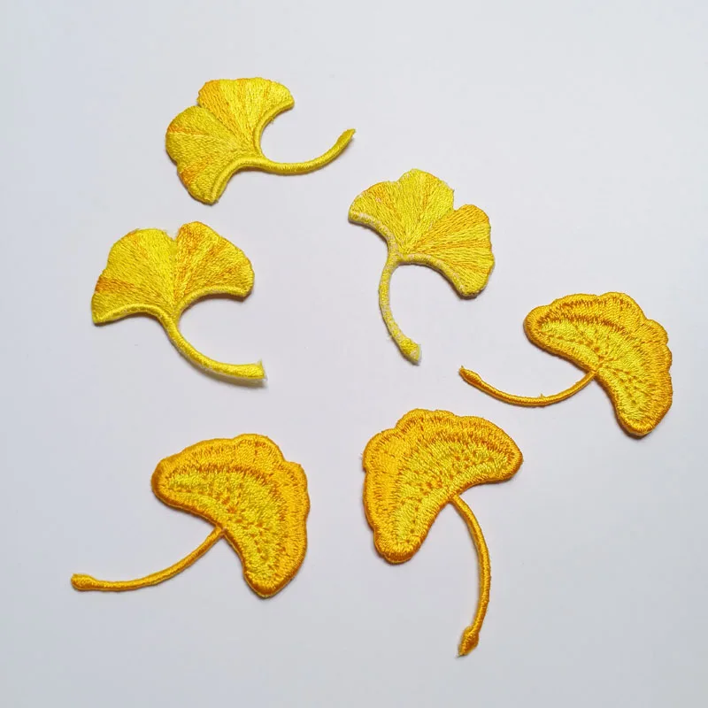 6pcs/set maple leaf patches for clothing 3D golden leaves embroidered Patches DIY iron on parches Embroidery leaves appliques
6pcs/set maple leaf patches for clothing 3D golden leaves embroidered Patches DIY iron on parches Embroidery leaves appliques