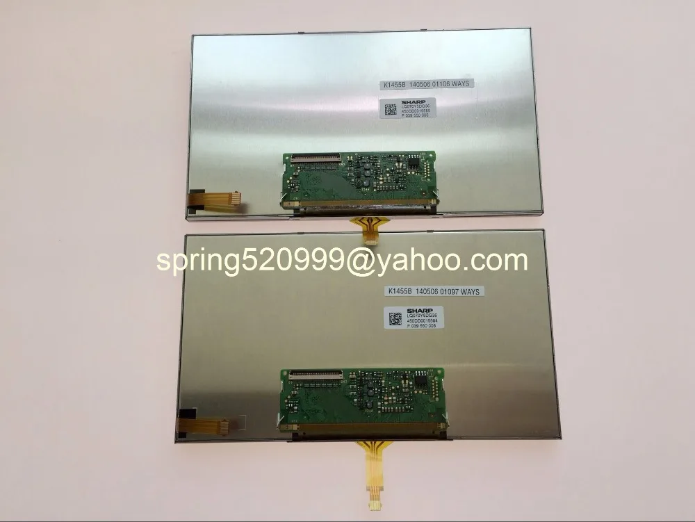 Free shipping Brand new Sh-arp 7Inch LCD Display LQ070Y5DG36 with touch screen digitizer for car GPS navigation LCD monitor
Free shipping Brand new Sh-arp 7Inch LCD Display LQ070Y5DG36 with touch screen digitizer for car GPS navigation LCD monitor