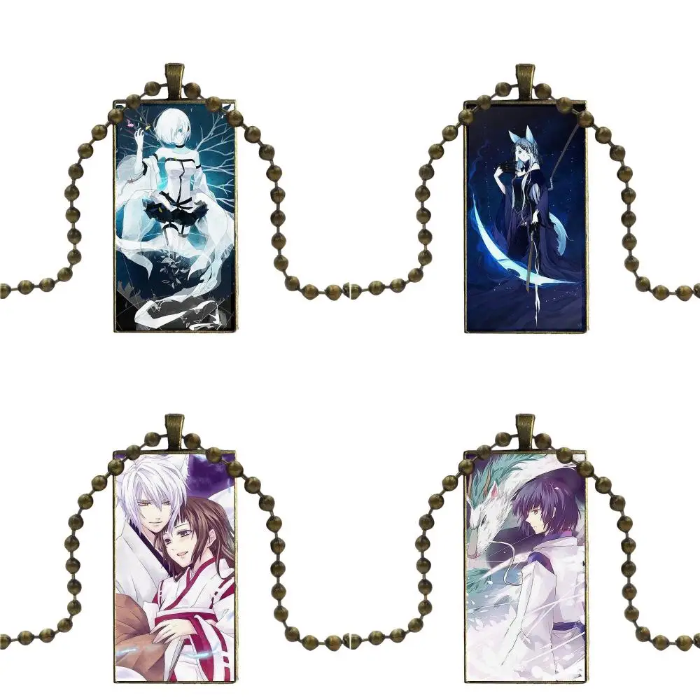 EJ Glaze For Women Christmas Gift Kamisama Hajimemashita Tomoe Glass Pendant Necklace Handmade Half Pendant Rectangle Necklace
EJ Glaze For Women Christmas Gift Kamisama Hajimemashita Tomoe Glass Pendant Necklace Handmade Half Pendant Rectangle Necklace