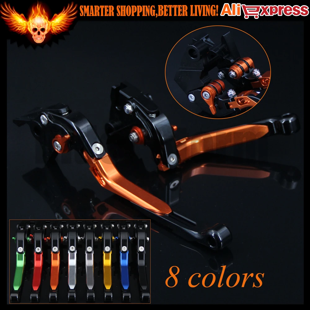 CNC Adjustable Folding Extendable Orange+Black Motorcycle Brake Clutch Levers For KTM 1290 Super Duke R/GT 2014 2015 2016 CNC Adjustable Folding Extendable Orange+Black Motorcycle Brake Clutch Levers For KTM 1290 Super Duke R/GT 2014 2015 2016<br><br>Aliexpress