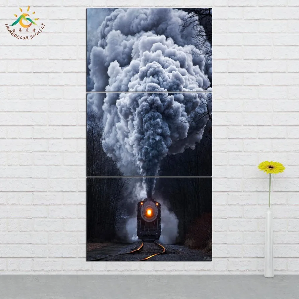 Smoking Running Train Modern Canvas Art Prints Poster Wall Painting Home Decoration Artwork Wall Art Pictures 3 PIECES
Smoking Running Train Modern Canvas Art Prints Poster Wall Painting Home Decoration Artwork Wall Art Pictures 3 PIECES