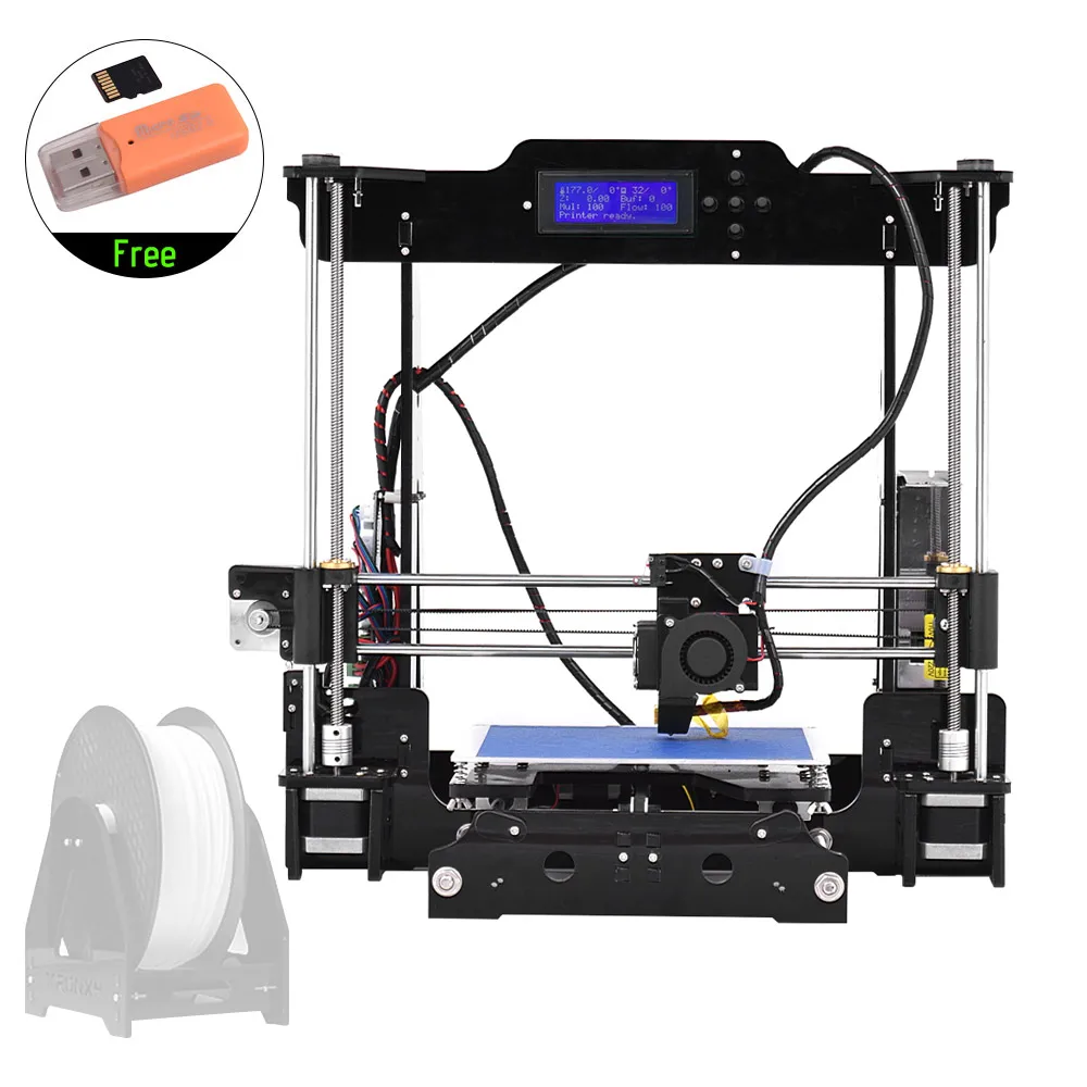 Tronxy Desktop 3D Printer Kits DIY Self Assembly Acrylic Frame i3 with TF Card Max Printing Size 220*220*240mm
Tronxy Desktop 3D Printer Kits DIY Self Assembly Acrylic Frame i3 with TF Card Max Printing Size 220*220*240mm