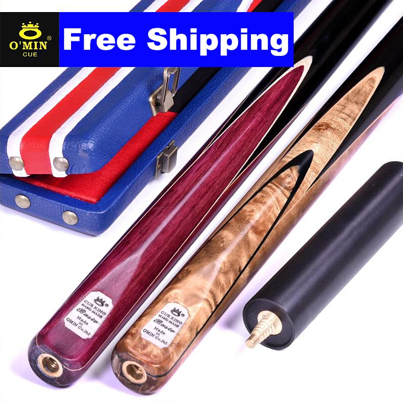 Original O'Min Assassin 3/4 Split Snooker Cue 9.5/10/11.5mm Tip 4 Sides Inlay Professional Ashwood Shaft with Aluminum Extension
Original O'Min Assassin 3/4 Split Snooker Cue 9.5/10/11.5mm Tip 4 Sides Inlay Professional Ashwood Shaft with Aluminum Extension