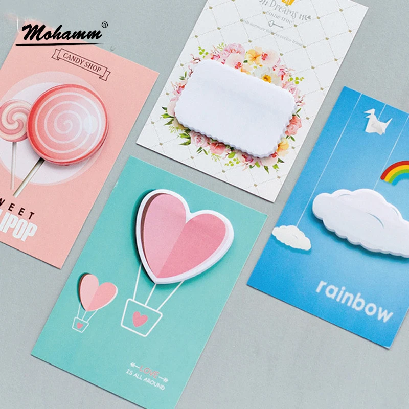 30 sheets/lot Creative Lollipop Love Cloud Notebook Self-Adhesive Memo Pad Sticky Notes Bookmark School Office Supply
30 sheets/lot Creative Lollipop Love Cloud Notebook Self-Adhesive Memo Pad Sticky Notes Bookmark School Office Supply