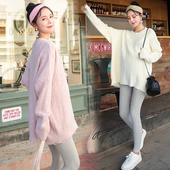 Maternity Women Hoodless Long Sleeve Tee Tops New Moms Loose Fit Distressed Hem Knitting Pullover Fashion Hoodies Sweaters
Maternity Women Hoodless Long Sleeve Tee Tops New Moms Loose Fit Distressed Hem Knitting Pullover Fashion Hoodies Sweaters