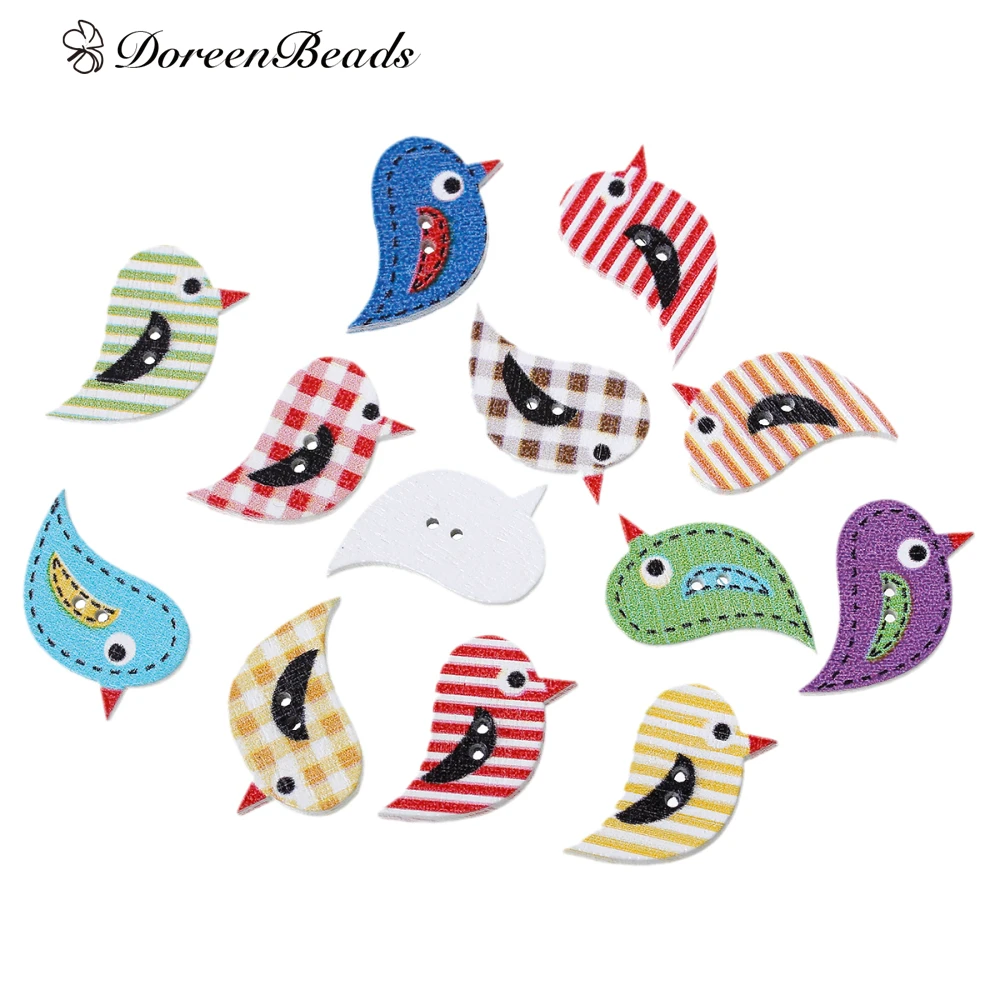 DoreenBeads Wood Sewing Button Scrapbooking Bird Mixed At Random 2 Holes For Clothing DIY Crafts 27mm x 17mm, 10 PCs 2017 new
DoreenBeads Wood Sewing Button Scrapbooking Bird Mixed At Random 2 Holes For Clothing DIY Crafts 27mm x 17mm, 10 PCs 2017 new