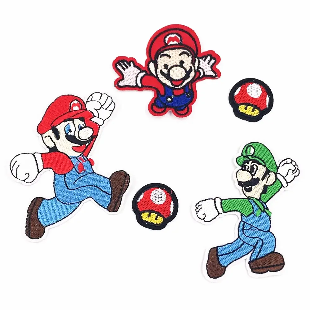 1Pcs Mushroom Super Mario Bros Clothing Patches Iron On Embroidered Applique good Patch DIY Apparel children repair accessories
1Pcs Mushroom Super Mario Bros Clothing Patches Iron On Embroidered Applique good Patch DIY Apparel children repair accessories