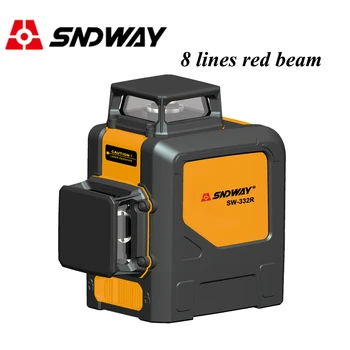 SNDWAY Red/Green Beam 8/2 lines laser level Rotary Self-leveling Vertical Horizontal Cross line laser tile tool Outdoor/Indoor
SNDWAY Red/Green Beam 8/2 lines laser level Rotary Self-leveling Vertical Horizontal Cross line laser tile tool Outdoor/Indoor