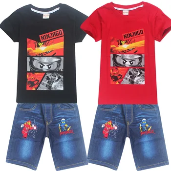 2018 Summer Ninja Ninjago Children Boys Clothing Sets Baby Kids Teens Suits Shirt Jeans Shorts Pants Robot Cartoon Clothes Set
2018 Summer Ninja Ninjago Children Boys Clothing Sets Baby Kids Teens Suits Shirt Jeans Shorts Pants Robot Cartoon Clothes Set