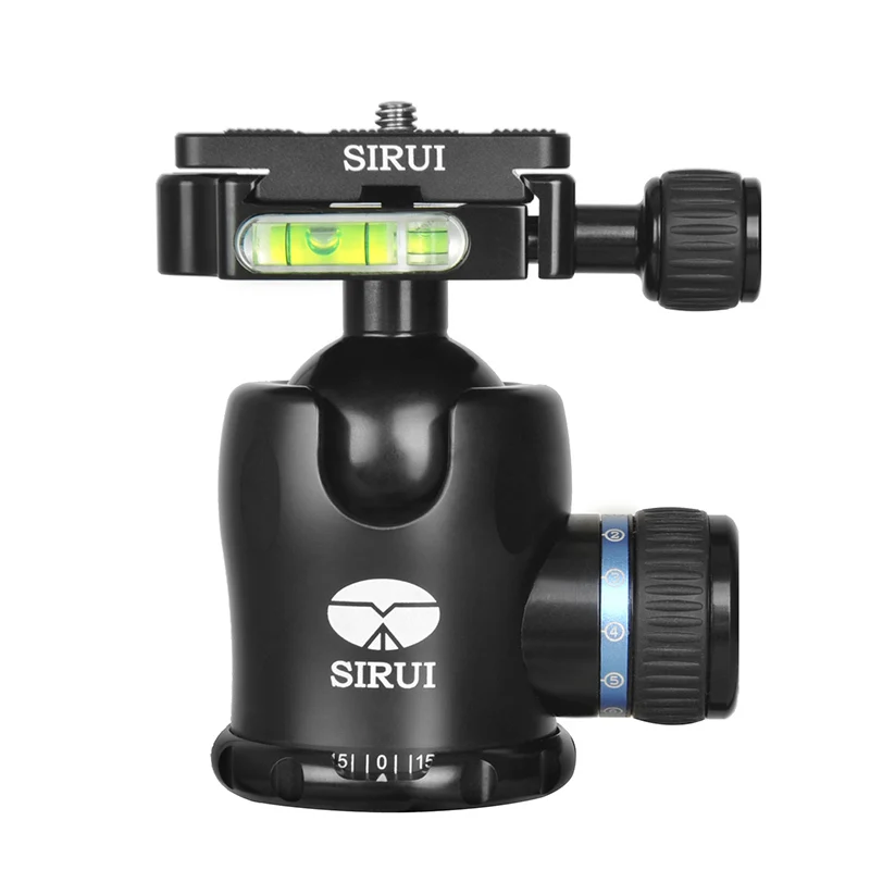 

Sirui High-end Tripod Head 360 Degrees Panning Rotating Pro Ball Head Stable For SLR Cameras Unipod Monopod Tripod K-20X