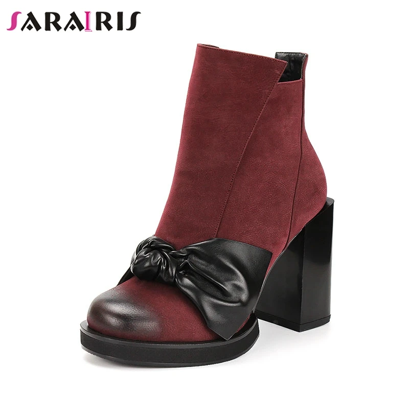 SARAIRIS 2019 Large Size 35-41 New Fashion Zip Up Platform Shoes Woman Boots Female High Heels Butterfly Basic Boots Woman Shoes
SARAIRIS 2019 Large Size 35-41 New Fashion Zip Up Platform Shoes Woman Boots Female High Heels Butterfly Basic Boots Woman Shoes