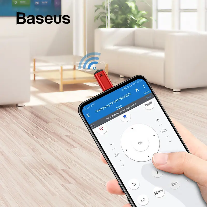 Baseus Universal Wireless Remote Control TV Air condition Infrared Remote Control Micro USB Interface for Android STB TV Box
Baseus Universal Wireless Remote Control TV Air condition Infrared Remote Control Micro USB Interface for Android STB TV Box