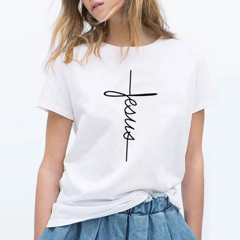 Harajuku 2019 New Arrival Women T Shirts Summer Short Sleeve Jesus Fashion Streetwear Printing Tops Female Tee Shirt Plus Size
Harajuku 2019 New Arrival Women T Shirts Summer Short Sleeve Jesus Fashion Streetwear Printing Tops Female Tee Shirt Plus Size