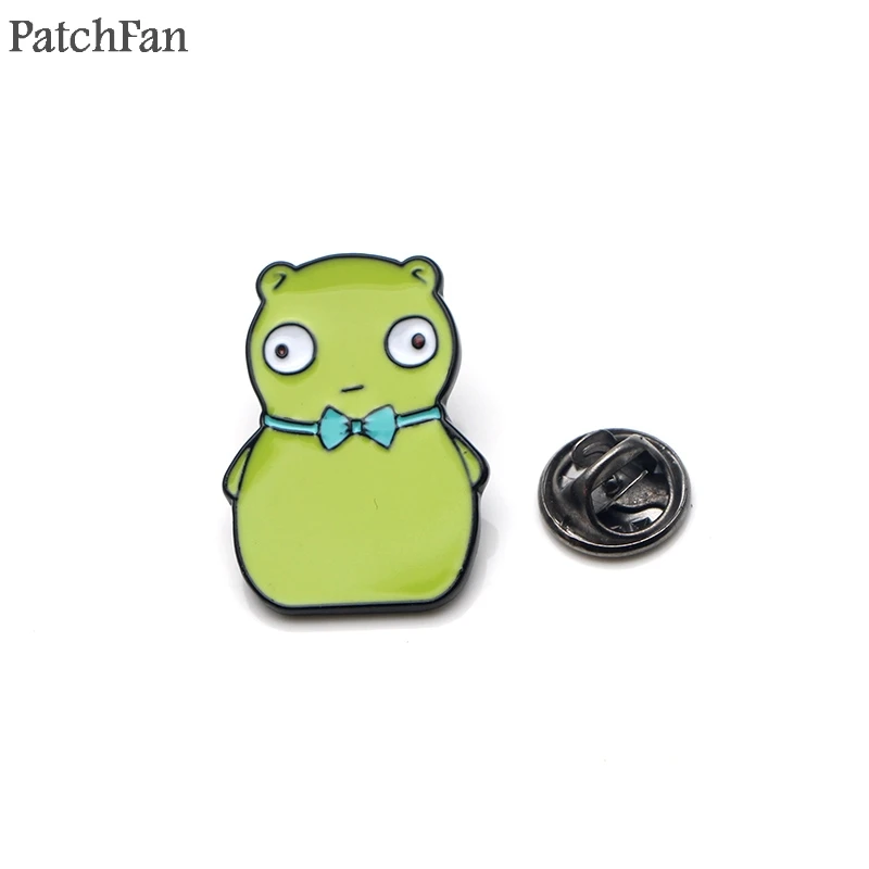 Patchfan Bob's burger Zinc alloy tie pins badges para shirt clothes cap backpack shoes brooches badges medals decorations A1530
Patchfan Bob's burger Zinc alloy tie pins badges para shirt clothes cap backpack shoes brooches badges medals decorations A1530