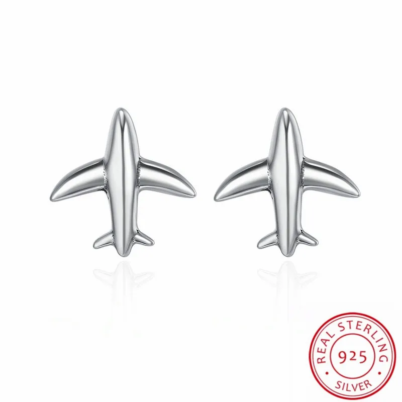 Women Fascinating 925 Sterling Silver Earrings for Women Little Airplane Jewelry Lovely boucles d'oreilles pour les femmes
Women Fascinating 925 Sterling Silver Earrings for Women Little Airplane Jewelry Lovely boucles d'oreilles pour les femmes