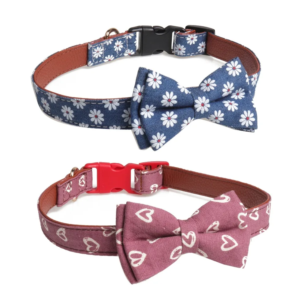 Pets Cat Dog Collars Pretty Floral Bowknot Scarf Necklace Small Medium Dogs & Cats Collar Adjustable Buckle Puppy Bow Tie
Pets Cat Dog Collars Pretty Floral Bowknot Scarf Necklace Small Medium Dogs & Cats Collar Adjustable Buckle Puppy Bow Tie