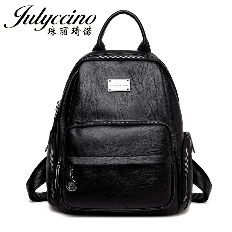 JULYCCINO Fashion Women Backpack High Quality PU Leather Backpacks Teenage Girls School Bags Vintage Solid Shoulder Bag mochila
JULYCCINO Fashion Women Backpack High Quality PU Leather Backpacks Teenage Girls School Bags Vintage Solid Shoulder Bag mochila