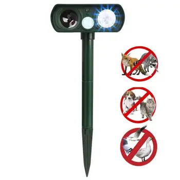 Dog Cat Repellent Ultrasonic Pest Repellent Motion Sensor and Flashing Lights Outdoor Solar Powered Waterproof Farm Garden Yard
Dog Cat Repellent Ultrasonic Pest Repellent Motion Sensor and Flashing Lights Outdoor Solar Powered Waterproof Farm Garden Yard