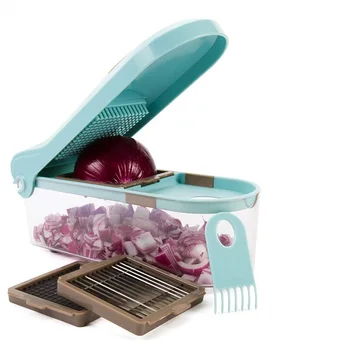 Food Chooper Onion Chooper Kitchen Accessories Vegetable Slicer Dicer Fruit Cheese Shredder Cutter Set with 3 Dicing Blade Knife
Food Chooper Onion Chooper Kitchen Accessories Vegetable Slicer Dicer Fruit Cheese Shredder Cutter Set with 3 Dicing Blade Knife