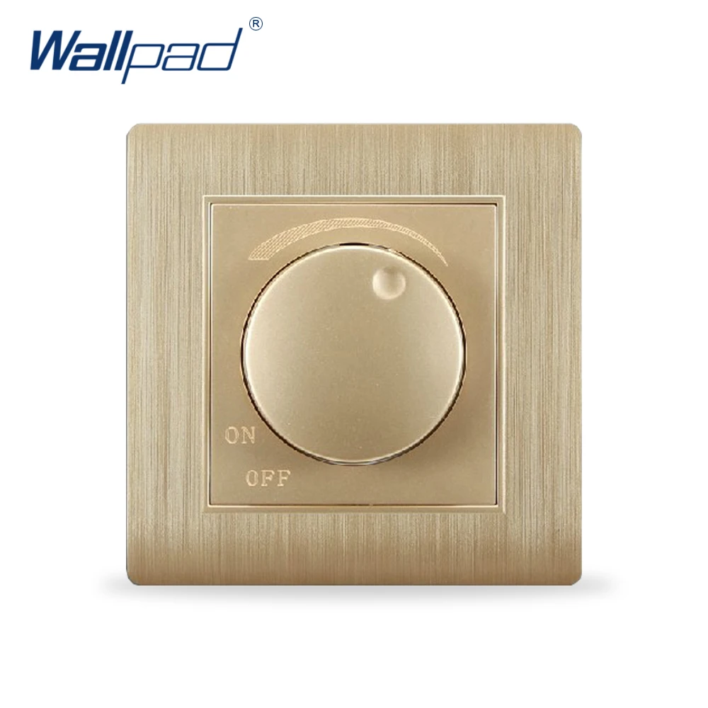 Hot Sale Dimmer For Lamp Wall Light Switch Wallpad Luxury Switch For Home 86*86mm Champagne Gold Color
Hot Sale Dimmer For Lamp Wall Light Switch Wallpad Luxury Switch For Home 86*86mm Champagne Gold Color