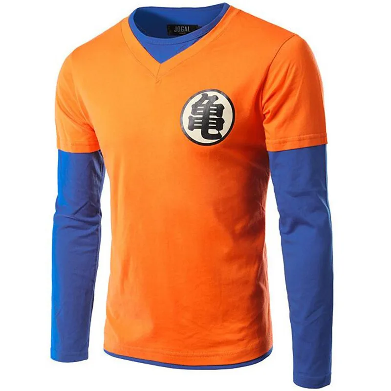 Japan Korea Dragon Ball Long Sleeve Tshirts Men Unisex Patchwork Fake Two Pieces Dragon Ball Cartoon Cosplay 3d Print Yellow
Japan Korea Dragon Ball Long Sleeve Tshirts Men Unisex Patchwork Fake Two Pieces Dragon Ball Cartoon Cosplay 3d Print Yellow