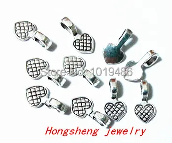 16x8mm 200Pcs /lot ancient silver heart Tone Glue On Bails pinch bails Free shipping
16x8mm 200Pcs /lot ancient silver heart Tone Glue On Bails pinch bails Free shipping