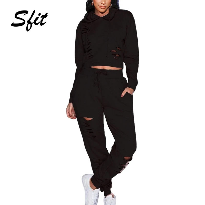 Sfit Women's Solid Color Sports Set Slim Heights Cutout Suit Two Pieces Set LongSleeve Hooded Crop Tops Drawstring Pants Suits
Sfit Women's Solid Color Sports Set Slim Heights Cutout Suit Two Pieces Set LongSleeve Hooded Crop Tops Drawstring Pants Suits