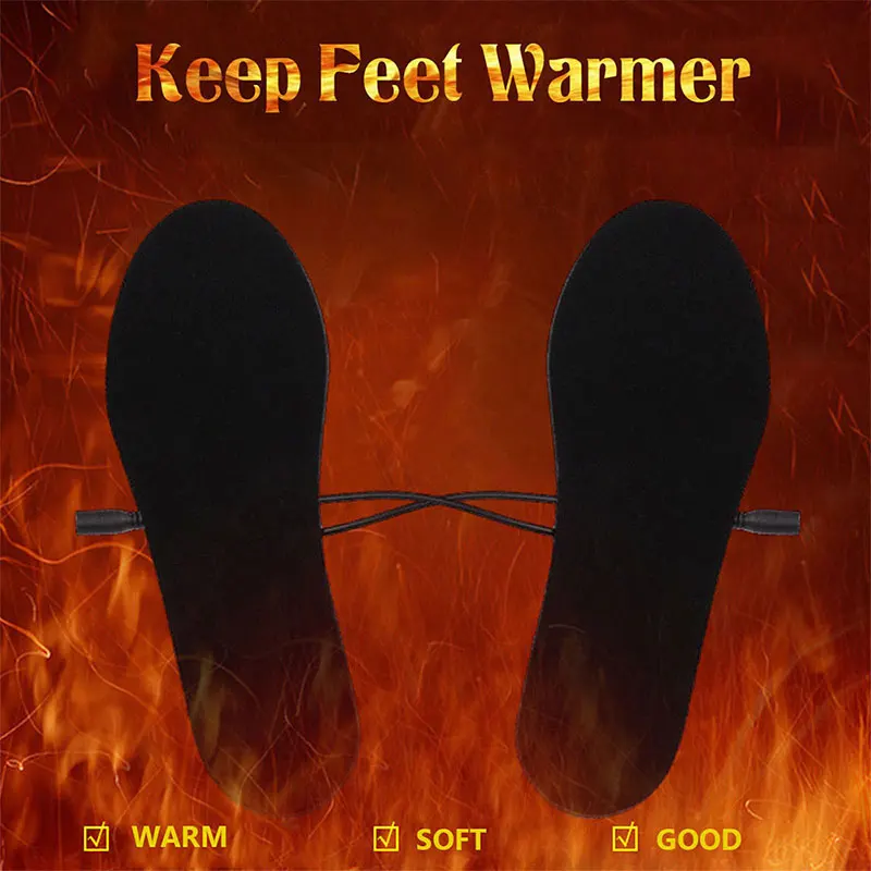 USB Electric Powered Charging Heating Insoles Electric Foot Heated Outdoor sport Winter Keep Warm skiing Shoe Insole
USB Electric Powered Charging Heating Insoles Electric Foot Heated Outdoor sport Winter Keep Warm skiing Shoe Insole