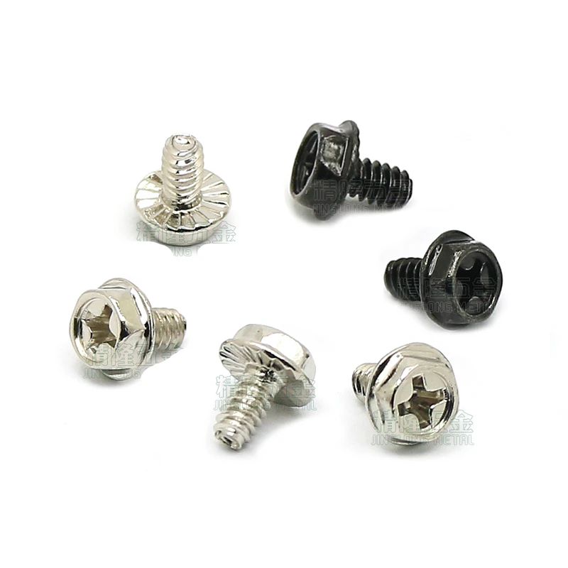 50Pcs 6-32*6 Thread Teeth Outside Hex Computer PC Case Cooling Fan Toolless Adjustment Screw Thumbscrews Thumb Screw
50Pcs 6-32*6 Thread Teeth Outside Hex Computer PC Case Cooling Fan Toolless Adjustment Screw Thumbscrews Thumb Screw