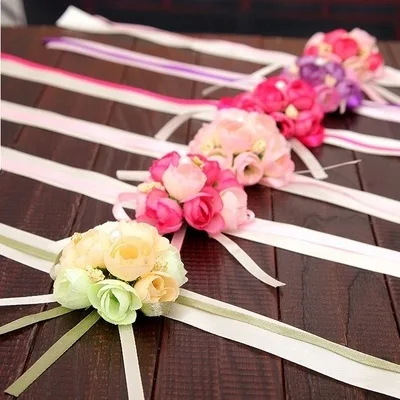 Lucia Crafts 1piece/lot Rose Wrist Corsage Sisters hand flowers Artificial Bride Flowers For Wedding Party Decoration A1104
Lucia Crafts 1piece/lot Rose Wrist Corsage Sisters hand flowers Artificial Bride Flowers For Wedding Party Decoration A1104