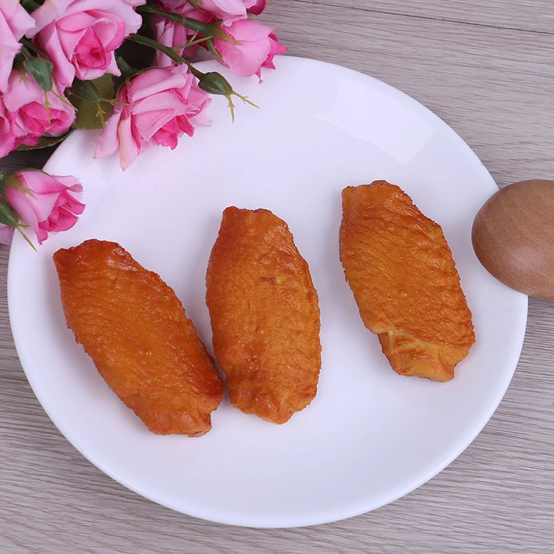Dollhouse Artificial Chicken Wings PVC Simulation Fake Food Models For Trick Home Kitchen Wedding Decoration Kitchen Toy
Dollhouse Artificial Chicken Wings PVC Simulation Fake Food Models For Trick Home Kitchen Wedding Decoration Kitchen Toy